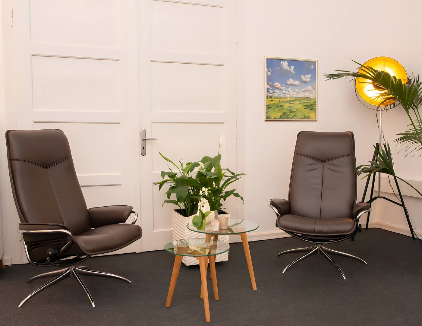 Therapy room of the psychotherapy practice in Wiesbaden, Adolfsallee 47